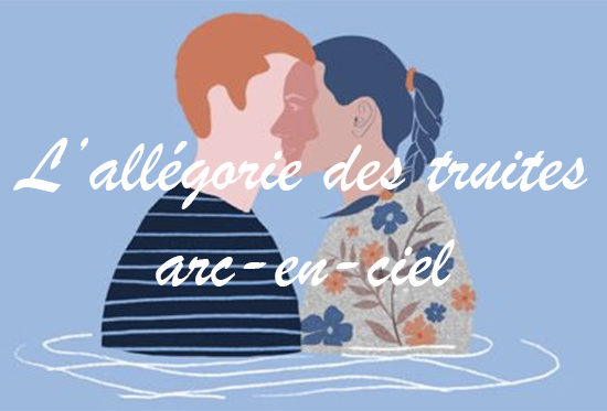 Avec L'Allégorie des truites arc-en-ciel, Marie-Christine Chartier dépeint avec justesse la fine ligne qui existe entre l'amitié et l'amour.